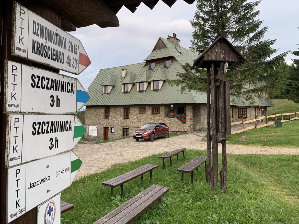 Beskid Sądecki: Ze Szczawnicy na Przechybę niebieskim szlakiem