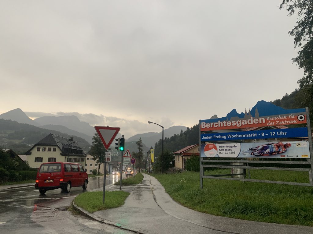 Alpenstrasse - Berchtesgaden na wjeździe