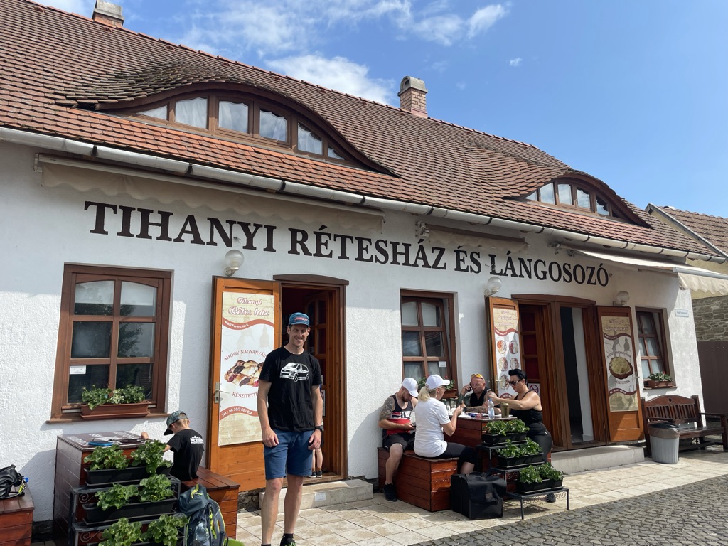 Balaton - Węgry - Restauracja i langos!